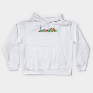 Toronto skyline Kids Hoodie